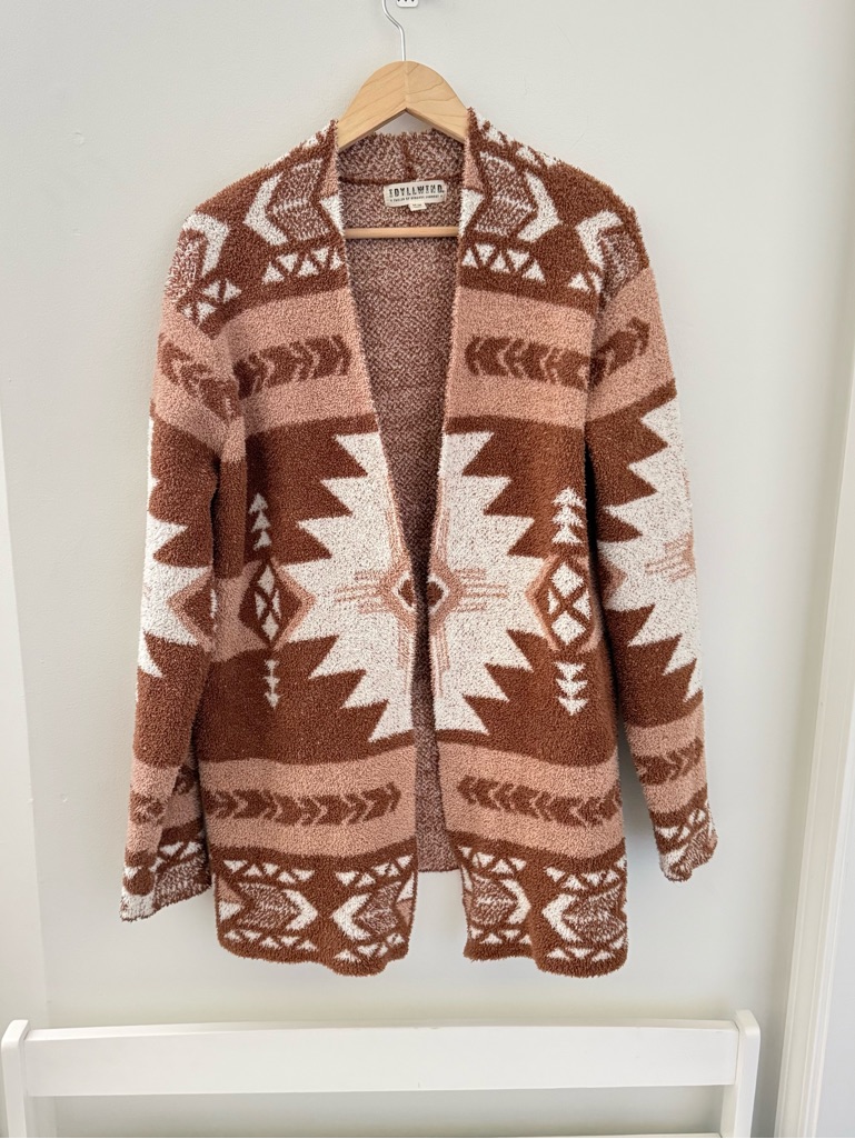 Idyllwind By Miranda Lambert Hunter Cozy Town Cardigan Sweater M